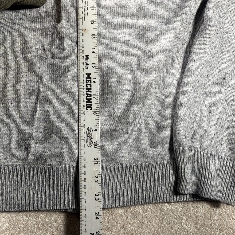 Banana Republic Mens Full Zip Sweater Cardigan Large‎ Silk Cashmere Gray Preppy